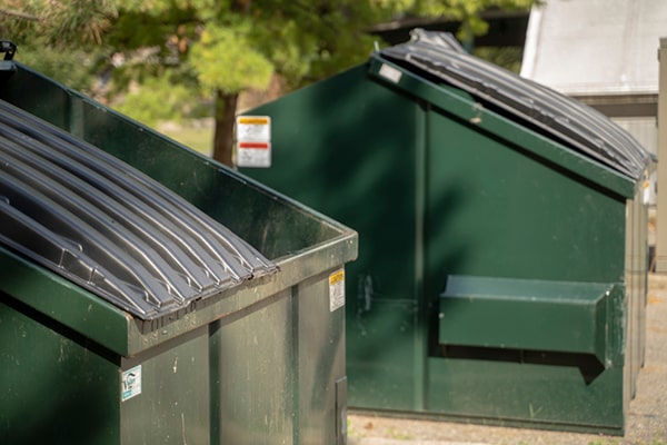 commercial dumpsters come in a variety of sizes to accommodate the needs of different businesses